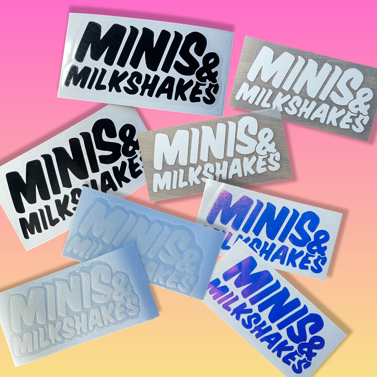 Minis & Milkshakes 2025 sticker*