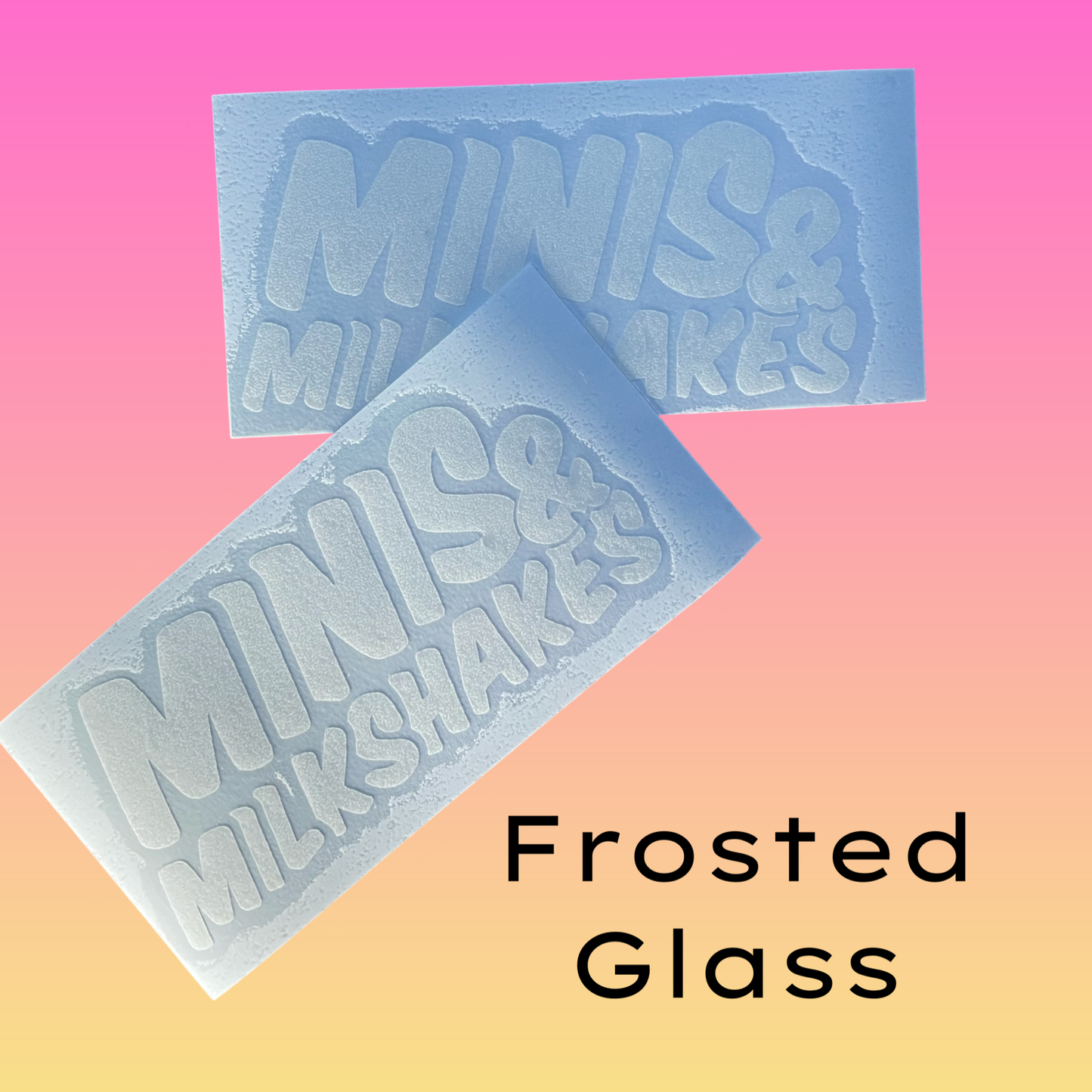 Minis & Milkshakes 2025 sticker*